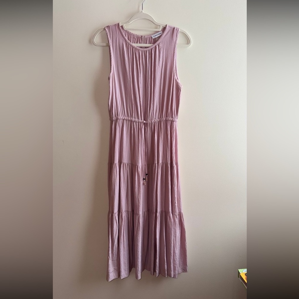 Calvin Klein Women’s A Line Midi Dress Light Purple Size 6